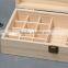 Cheap packaging used custom logo printed wooden essential oil box