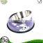 durable stainless steel metal pet travel bowl