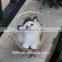 wholesale gifts high quality plush animals fake fur cat in basket