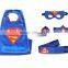 Superhero Cape and Mask Costumes For Kids SET- Capes, Masks Stickers and Tattoos