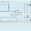 12 v/ 24 v/36 v/ 48 v dc actuator linear with gear motors for motion platform