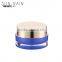 Empty custom straight round acrylic cosmetic aluminium jar