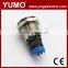 LA16JSF-11E blue push button monetary with lamp stainless steel 6V DC