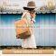 Washable kraft paper comfortable backpack hot sell brown kraft paper high school backpack