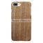 Real natural blank wood phone case customized logo wood phone shell multiple wooden material select covers for iPhone7