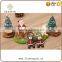 Mini Christmas version of small animals furnishing articles