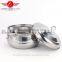 High quality 4pcs stainless steel Color european-style soup pot set