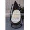 1 Person Rattan Bullet Hanging Chair For Sell