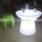 Remote Control Rechargeable RGB Color LED Furniture Modern coffee Shop Table and Chair