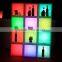 Outdoor used lighting plastic li battery led ice bucket