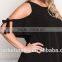 2017 hot sale high quality strapless black dress for fat women