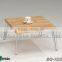 Metal Coffee Table Legs,modern Wood Folding Glass Coffee Table
