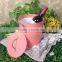 bar decoration pink metal ice bucket