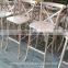 factory directly white modern wedding White Wood Bar Stools