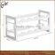 High gloss countertop wooden wine rack