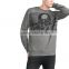fashion design Skull embroidered sweatshirt with Round neck and Long sleeves custom logo mens hoody
