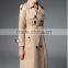high quality spring stylish windbreaker Long coat for women