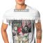Wholesale 100% Polyester Custom Short Sleeve Tee Shirt Printed Men's T Shirts