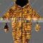Cute Tiger Design Children Kids Pattern Fur Coats Faux Fur