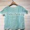 GZY comfortable linen t-shirt stock lot for ladies