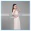 Wholesale Deep V Chiffon Modern Handmade Pleated Long Evening Dress