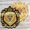 Custom high quality embroidered lion patch for clothes embroidery patch made in china choose size/color