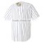 Dry-Fit plain design pin stripe Baseball Jersey Sports Top Uniform T-shirts custom wholesale with best price