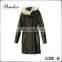 2014 latest real fur high quality winter shiny fashion long winter leather jacket for women