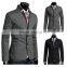 Mens slim fit fashion cotton blazer Suit Jacket black M to 2XL plus size Male blazers Mens coat
