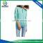 Fashion style ladies 100% cotton plain sport hoodie, breathable pullover windbreaker
