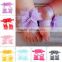 14 Pairs Barefoot Sock Sandals Shoes Baby Infant Gauze Mesh Flower Shoes with Pearl Rhinestone