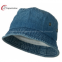 White Navy Cotton Fisherman Bucket Hat Soft Light With Elastic Band