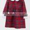 Holiday dresses Mother daughter matching tartan dress Mommy and me red plaid dress