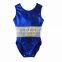 latest fashion high quality red sleeveless gymnastics leotards sexy girls customized design