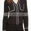 CHEFON Long sleeve contrast piping sexy style women designer blouses pictures