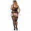 Wholesale latest plus size transparent bodystocking