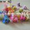 Flower Colors Small Mini Plastic shining powdeHair Claw Clips For Girls Big Brand shining powd er Cellulose Clamp Jewelry