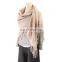 Inner Mongolia 2017 Wholesale Fashionable Women Winter Warm Jacquard Wool Square Scarf