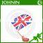 hot sale 100% polyester hanging plastic flag sticks