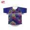 Pro team short sleeve quick dry comfortable custom sublimation black and red soccer jersey