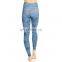 private label yoga pants women zebra stripes printed OEM gym leggings