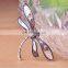 Elegant Antique Silver Plated Abalone Shell Dragonfly Brooch For Women