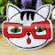 Hot sale emoji chenille embroidered clothing patch