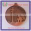 gold / nickel / bronze custom sport metal medallion miraculous medal