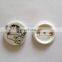 cartoon high visibility safety reflecting button badge