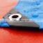 Blue orange  anti-moisture anti-UV tarp for agraculture and industry use like pvc tarp reinforcement hem with grommets wedding