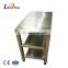 Warehouse stainless steel kitchen shelves for storage