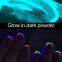 Party queen shiny powder nail color nail art kit acrylic power glow in the dark dipping power