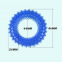 Pet Toy Funny Dog Training TPR Spiky Ring Promotion Silicone Kids Toys