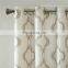 Printing bedroom taffeta curtain with grommet